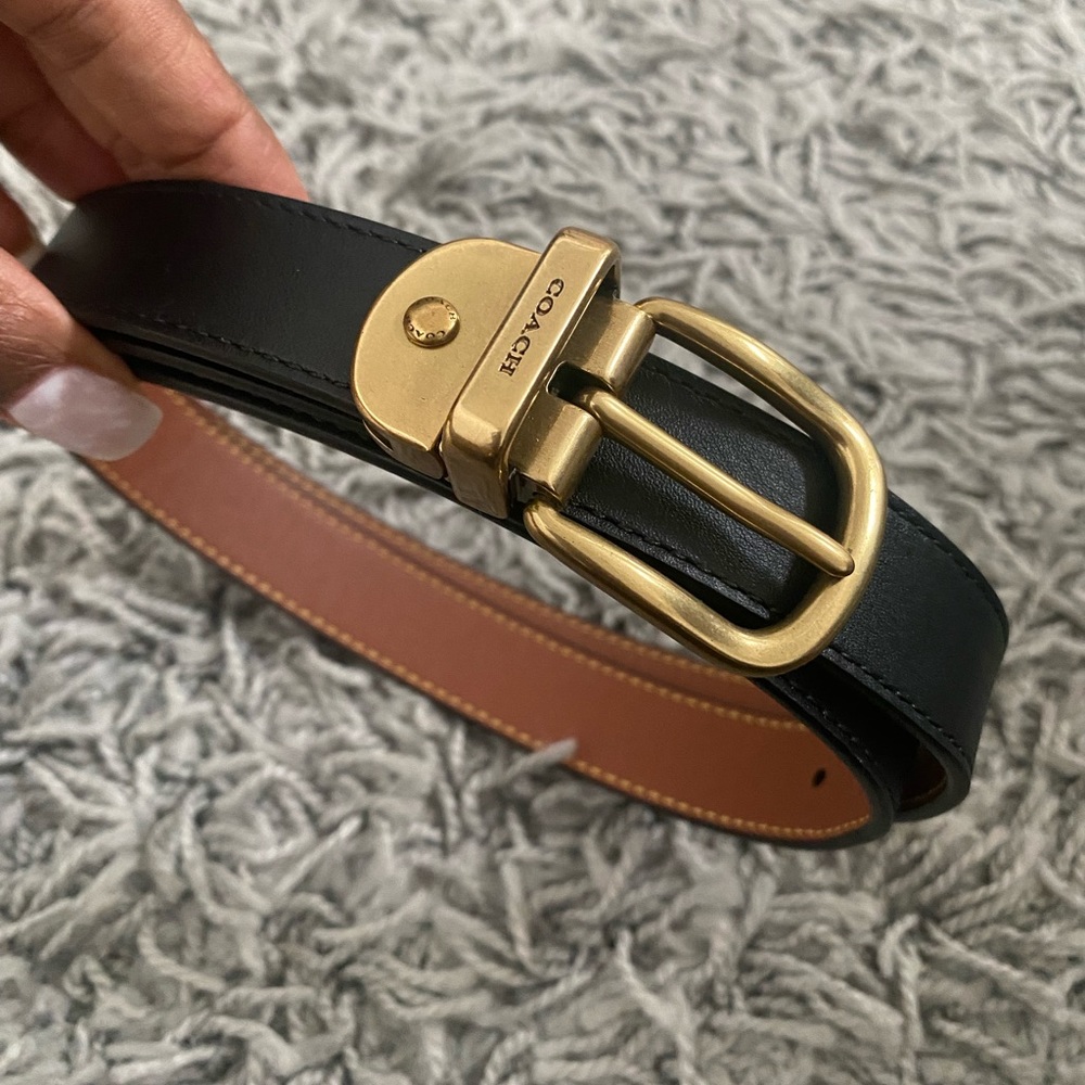 Reversible coach belt